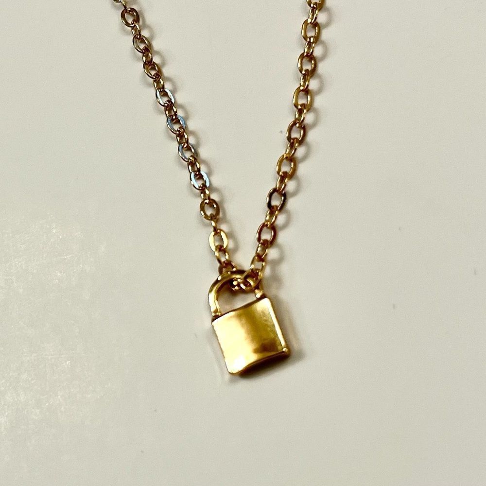 Locked In Love Gold-Plated Necklace